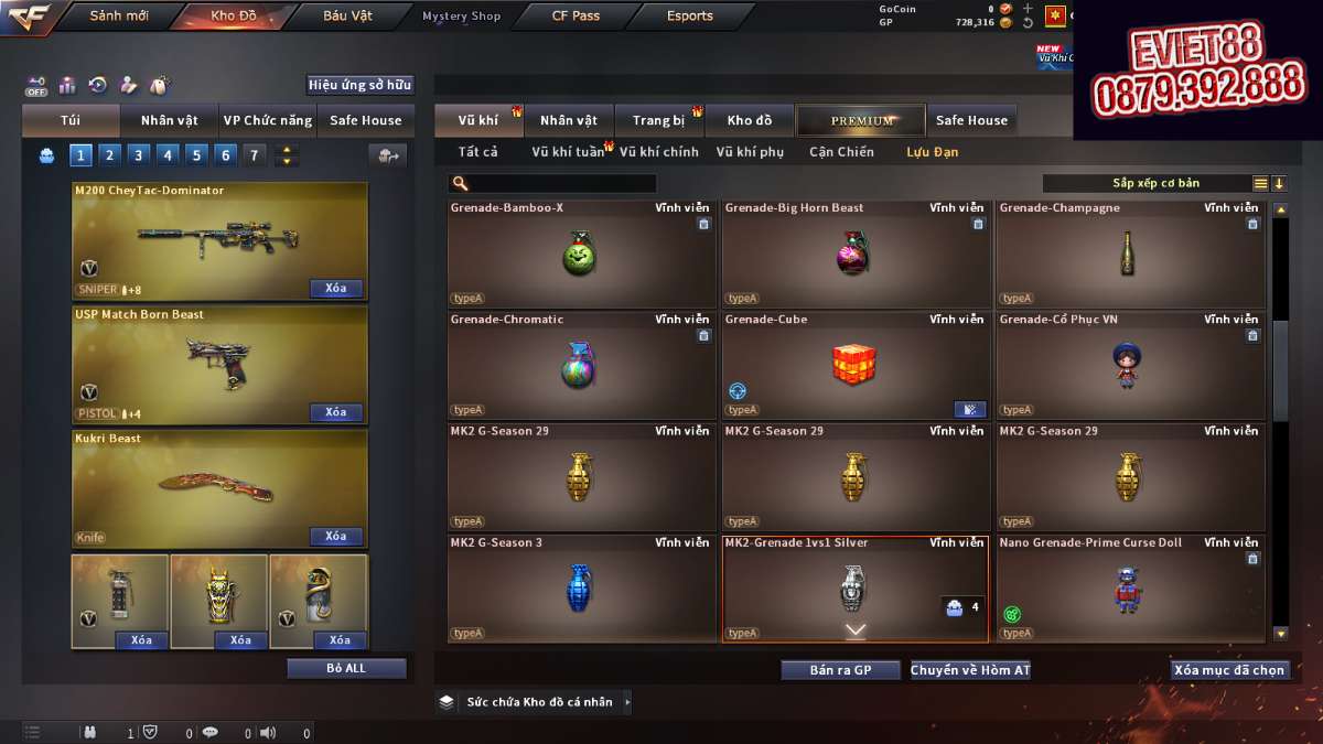 shop acc cf uy tin gia re